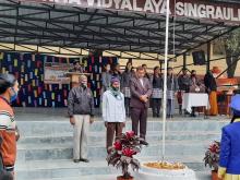 Honoring cleaning staff on Republic Day