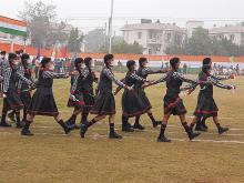 KV Singrauli students parade at NCL ground